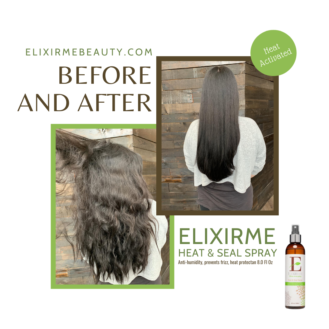 ElixirMe Anti-frizz treatment waterproofs your hair to stop frizz even in the worst humidity.